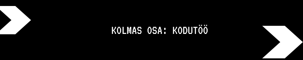 kolmas osa:kodutöö